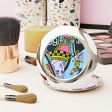 Queen of Hearts Travel Mirror