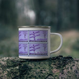 Morse Code 1944 Stamp Enamel Mug