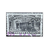 Special Delivery Black Stamp Sticker