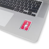 Amelia Earhart Stamp Sticker