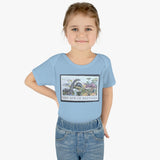 Dinosaur Stamp Baby Onesie