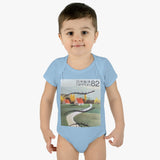 Road Home Stamp Baby Onesie