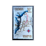 Columbia Map Stamp Sticker