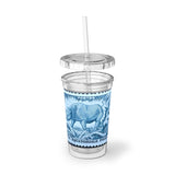 Blue Rhino Stamp Acrylic Cup