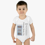 Progress in Electronics 1973 Postage Stamp - Infant Baby Rib Bodysuit 0M - 24Mo