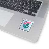 Cactus Flowers Stamp Sticker