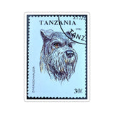 Schnauzer Dog Stamp Sticker