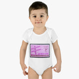 Telegraph Stamp Baby Onesie