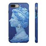 Queen Blue Stamp - Tough Phone Case