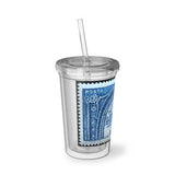 Romania Stamp Acrylic Cup