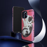 Black and White Cat Tough Phone Case