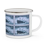 Peace & War 1946 Stamp Enamel Mug