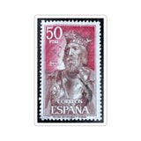 King Spain Stamp Sticker