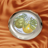 Lemon Citrus Compact Travel Mirror