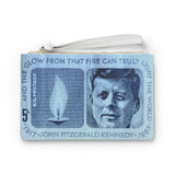 John F Kennedy Clutch Bag