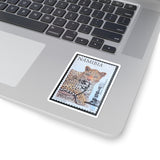 Leopard African Stamp Sticker