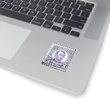 Purple Lincoln Stamp Sticker