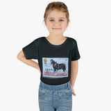 Shire Horse Stamp Baby Onesie