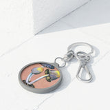 Mushrooms Keyring