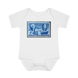 George & Ben Stamp Baby Onesie