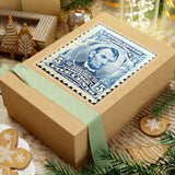 Lincoln Blue Stamp Sticker