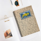 Irish Cow Stamp Spiral Notebook