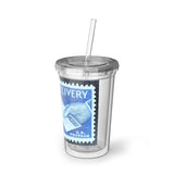 Special Delivery Stamp Acrylic Cup