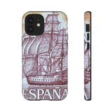 Spain Ship Tough Phone Case