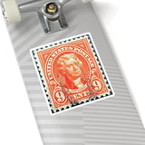 Jefferson Orange Stamp Sticker