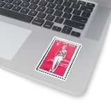 Amelia Earhart Stamp Sticker