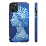 Queen Blue Stamp - Tough Phone Case