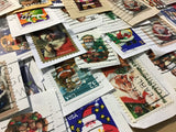 Santa Clause Postage Stamps