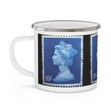 Queen Stamp Enamel Mug