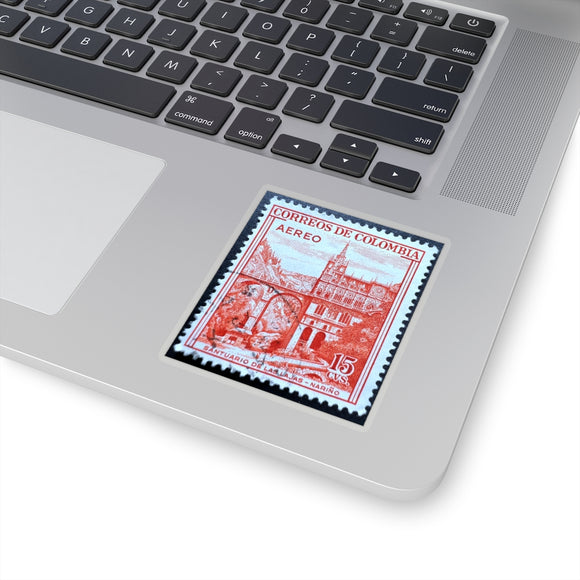 Columbian Castle Stamp Sticker