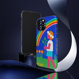 Rainbow Flower Tough Phone Case