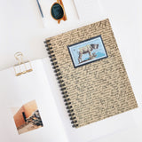 Big Horn Sheep Stamp Spiral Notebook