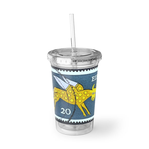 Ireland Stamp Acrylic Cup