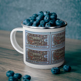 Electronics 1973 Stamp Enamel Mug