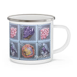 Minerals 1974 Stamp Enamel Mug