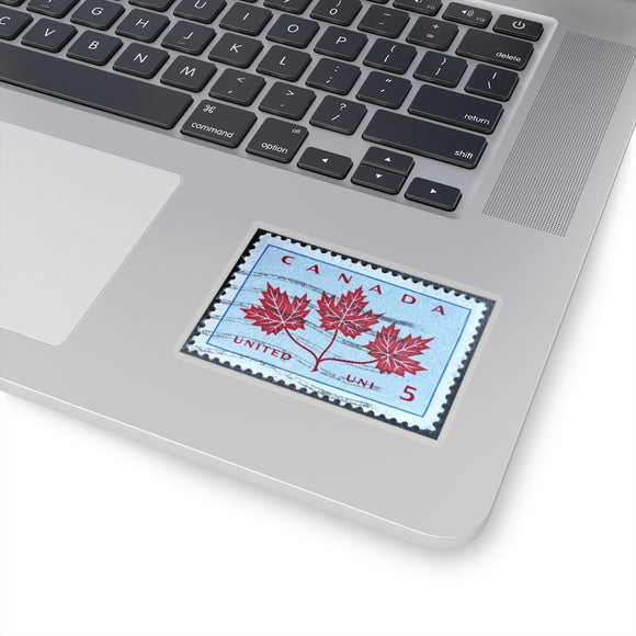 Canada Leaves Stamp Sticker