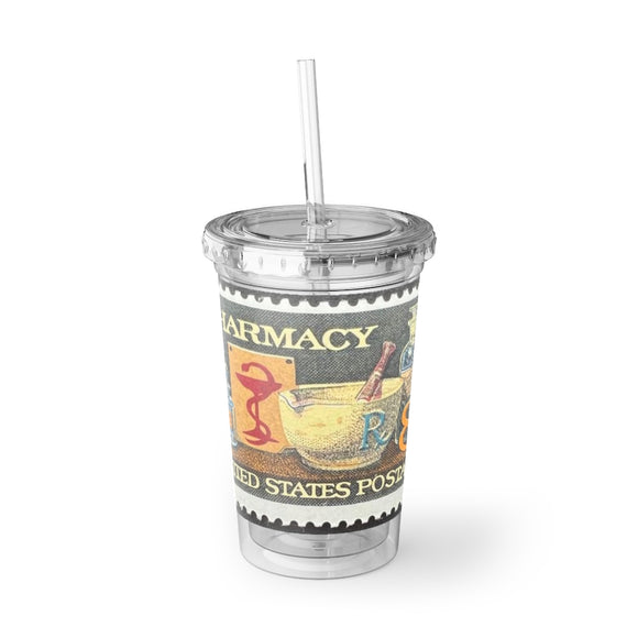 Pharmacy Stamp Acrylic Cup