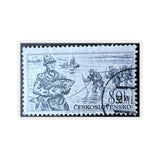 Fishermen Stamp Sticker