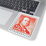 Ben Franklin Stamp Sticker