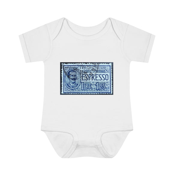 Espresso Blue Baby Onesie