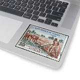 Farmer Stamp Sticker