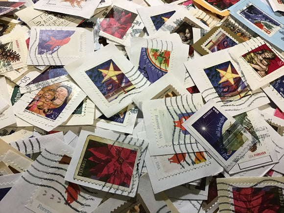 500 Christmas Postage Stamps