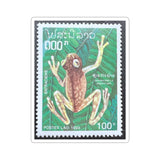 Frog Vintage Stamp Sticker