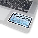 Piano Keys Stamp Sticker