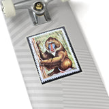 Baboon Africa Stamp Sticker