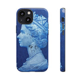 Queen Blue Stamp - Tough Phone Case